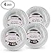 Plastimade [160 Count] 7 Inch Appetizer Plates Clear Disposable Heavy Duty Plastic, Ideal For Wedding, Catering, Parties, Buffets, Events, Or Everyday Use, 4 Packs