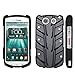 Spots8® for Kyocera Brigadier Slim Fit Case - Rubber Truck Tires Design