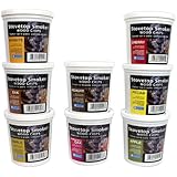 Wood Smoking Chips Variety Gift Set - Set of 8 Pints (Oak, Apple, Cherry, Pecan, Maple, Bourbon, Hickory, Mesquite)