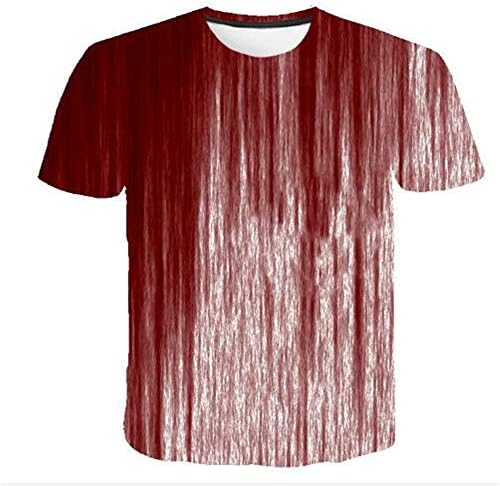 Printed Mens T-Shirts for Summer Vintage Biker Tops for Motorbike and Holiday Casual Novelty Cool Travel Tee Short Sleeves,Casual 3D Cartoon Print - B