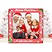 Amosfun Christmas Inflatable Selfie Frame Picture Selfie Frame Funny Photo Booth Props Blow Up Party Props for Birthday Wedding Bridal Shower (27.95 x 27.95 Inch)