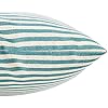 Amazon Brand – Ravenna Home Casual Striped Throw Pillow - 17 x 17 Inch, Teal