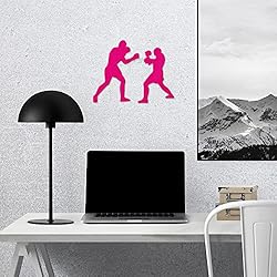 Transparent Decal Stickers of Boxers Boxing