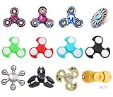 ATS 15-Pack Assorted Combo Fidget Spinners | Colors May Vary | 15 pcs Mixed Hand Spinners Bundle | Perfect Finger Toys for Stress Relief, Anxiety, Autism, ADHD | Great Present for Adults Kids