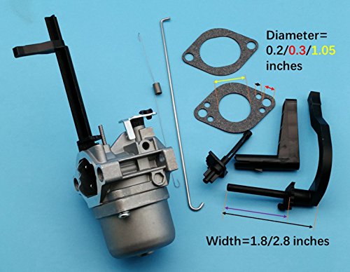 Tuzliufi Replace Carburetor Carb Briggs and Stratton B&S B & S Coleman Powermate 5000 5550 6200 8550 6250 10HP Craftsman 5600 8600 Troy-Bilt Generator 591378 694952 695328 695330 695918 695919 Z11