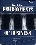 Environments of Business : Ba 243, Cochran, 0070143498