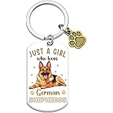 UVIBEW German Shepherd Gifts German Shepherd Accessories Dog Keychain Dog Mom Gifts for Dogs Lovers Owners Birthday Mothers Day Gift for Women