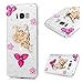 Galaxy S8 Plus Case, YOKIRIN Crystal Clear Transparent Handmade Bling Shiny Crystal Diamond Design PC Hard Shell Full Protective Case Cover for Samsung Galaxy S8 Plus + Crown Dust Plug,Butterfly