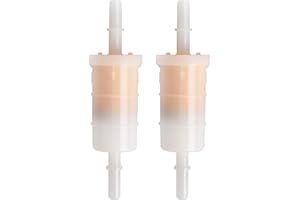 Cutetool (2pcs) 879885Q 5/16" Inline Fuel Filter for Mercury Mariner 4-Stroke EFI Marine 40 50 60 HP 75-115HP 135-300HP Verad