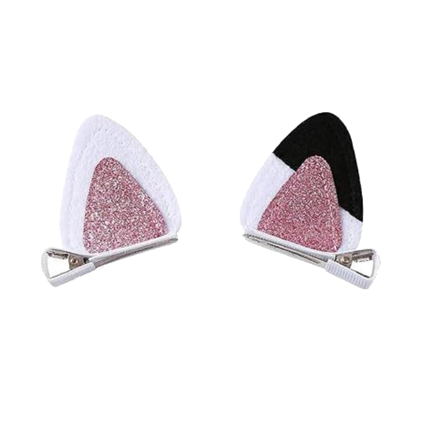 Photo 1 of Cat Ears Hair Clips for Girls, 2Pcs Glitter Hair Clip Ear Barrettes for Kids Headpiece Toddler Hair Clips Cute Hair Accessories for Baby Girls Halloween Costume Party Supplies