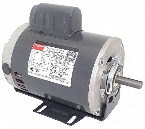 Dayton 1 HP Belt Drive Motor, Capacitor-Start, 1725 Nameplate RPM, 115/208-230 Voltage, Frame 56: Industrial & Scientific
