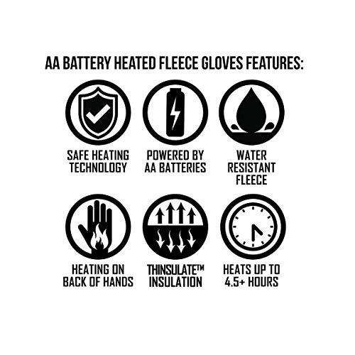 ActionHeat Heated Fleece Gloves - Image 6