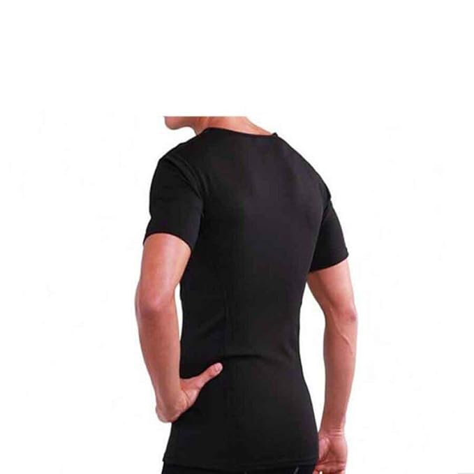  Godiwan Men Neoprene Waist Trainer Corset Tshirt
