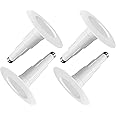 Jolux 4 Inch LED Can Lights Adjustable Recessed Retrofit Downlight, 8.5W=40W, 5000K Daylight, 500LM, Dimmable,ETL Damp Rated Replacement Recessed Lighting Install,Bevel Trim, E26 Base,4-Pack…