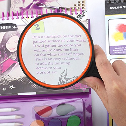 5 Magnifying+Glass+Handheld+Reading+Magnifier