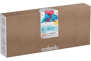 Makedo SCRU Combo 160 | 160 Piece Mix, SCRU & SCRU+ for Kids Age 4+ | Perfect for Classroom STEM and STEAM Learning