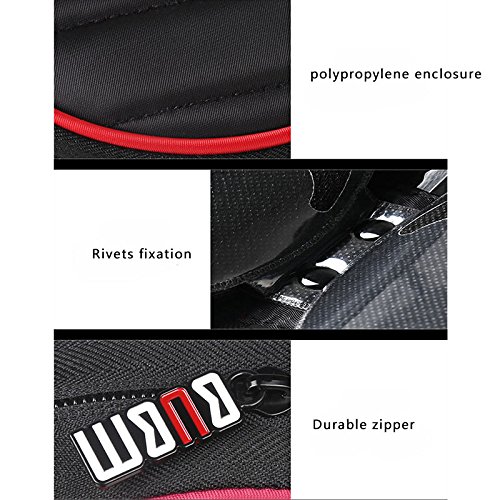 CD/DVD Portable Carry Wallet BUBM 32 CD Disc Capacity Waterproof Storage Case Compact and Easy to Store for Car Home and Travel Ink blue - Thumbnail 5