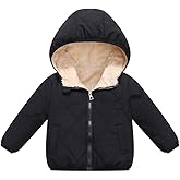 LAVIQK Baby Boys Girls Toddlers Winter Coats Puffer Jacket Hooded Down Snow Jacket Coat Outerwear