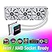 Enermax LIQTECH II 360 Addressable RGB All-in-one CPU Liquid Cooler Dual Chamber Intel/AMD Support AIO ARGB LED Cooling 500+ TDP White (ELC-LTTO360-TBP-W)