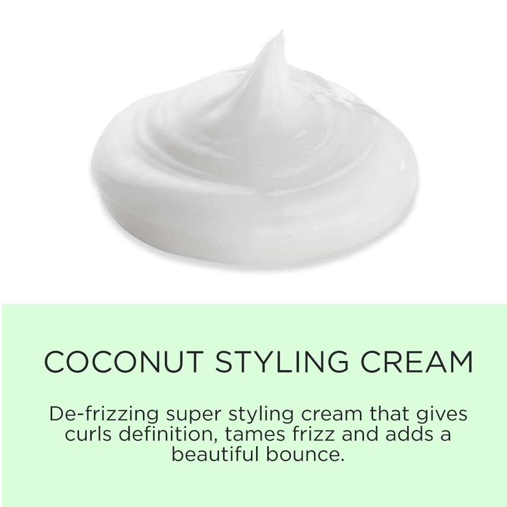 True Curl Coconut Styling Cream. Vegan, Cruelty Free, Define and Smooth for Frizz-Free Wavy, Curly Hair. Silicone, Sulfate and Paraben-Free, 5 Fl Oz. : Beauty