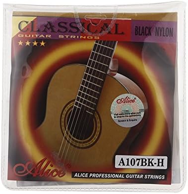 SymWell(TM) Hot Alice 6pcs/set Acoustic Guitar Strings Wound Clear Nylon Guitar Strings with Clear and Bright Sound