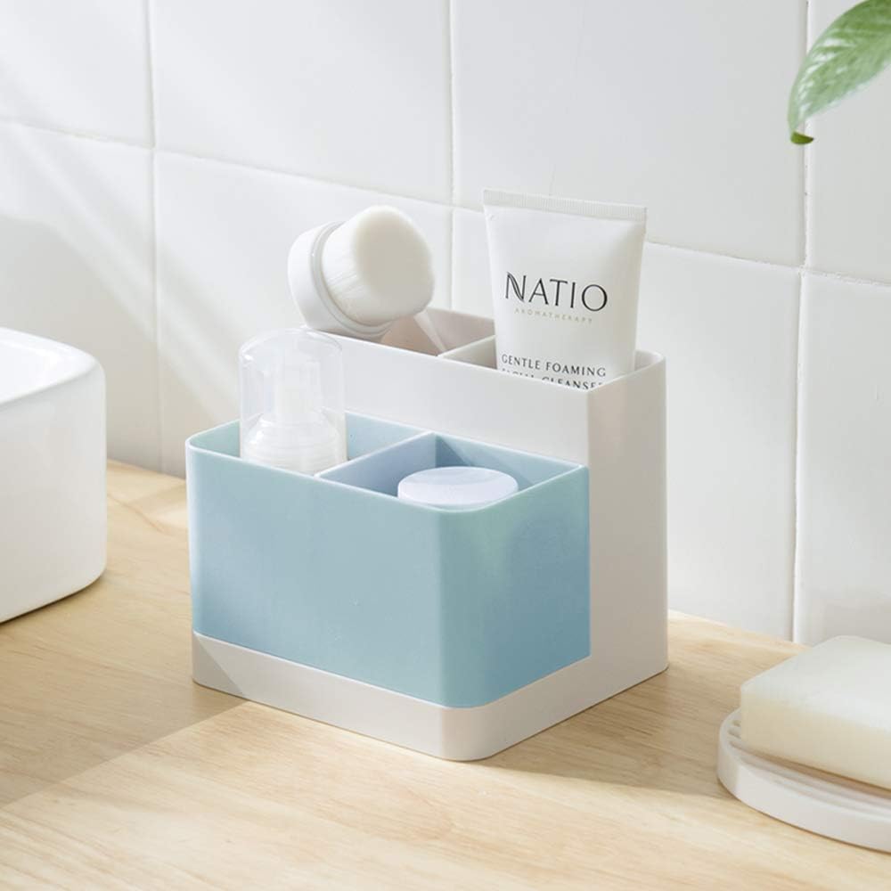 Lunmore Desktop Storage Organizer Pencil Case Card Holder Box Container for Desk, Office Supplies, Vanity Table : Office Products