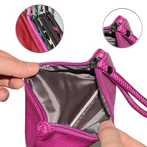 PRALB 6 PCS Bank Deposit Bag Check Wallet Utility Zipper Coin Bag Cash Money Pens Check Wallet Pouch Safe Money Organizer Bag（7 inch × 3.5 inch） - Thumbnail 3