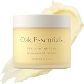 Oak Essentials Dew Body Butter, Hydrating Moisturizer, 5.3oz | Whipped shea butter with olive tree stem cells &amp; sea algae, for dry skin, crepiness, firming