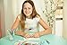 Amzing Colors Glitter Metallic Pastel and Neon Coloring Pens Set with Drawing ebook (Pack of 24)