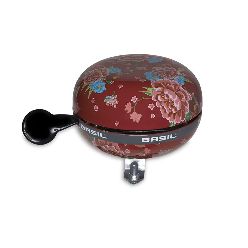 Basil Unisex AdultDing Dong Big Bloom Bicycle Bell, Red (Scarlet Red), 8 cm