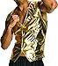 Old School Mens Halloween MC Hammer Vest Gold (ONE SIZE)