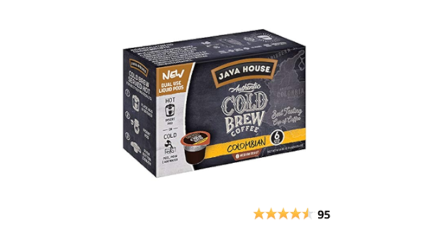 Java House Cold Brew Coffee, Colombian 