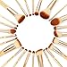 Jessup Professional Bamboo Makeup Brushes, Premium Synthetic Foundation Powder Concealer Blush Highlight Eye Blending Cosmetic Brush Set 25pcs T135