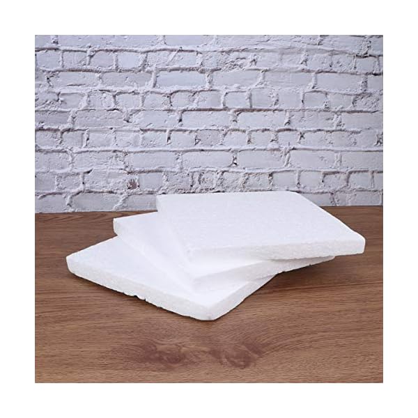 ULTNICE 18 Stücke Styroporplatten Schaumstoffplatte Hartschaumplatten Schaumstoff Polystyrol Platte Styropor Ziegel für… – Bild 6