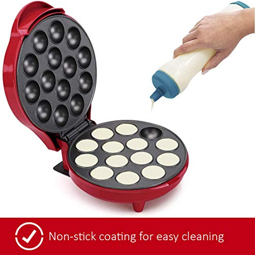 Holstein Housewares Fun Cake Pop Maker, Makes 14, Red Pricepulse