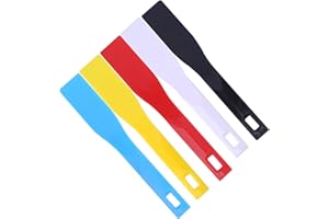 HANZE INTL HANZE 5PCS Screen Printing Plastic Ink Spatulas 1.81"Width Silk Screen Printing Shovel Ink Scoop 5 Colors for Silk Printing (1.81"Width)