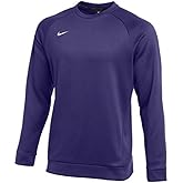 Nike Men's Therma Crew Sweatshirt - Anthracite, Small - Unisex Clothing for Outdoor Enthusiasts