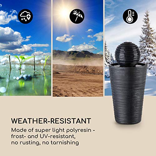 image for Blumfeldt Liquitorre XL Garden Fountain • Solar Fountain • 200 l/h