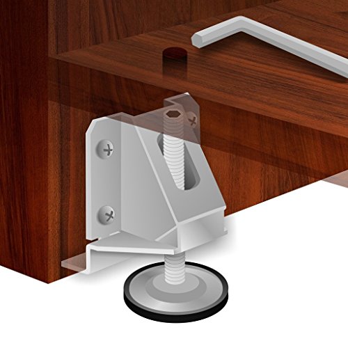 Gourd Heavy Duty 2000 LB Capacity Leveling Feet For Furniture, Cabinets And Workbench (2 Pack)
