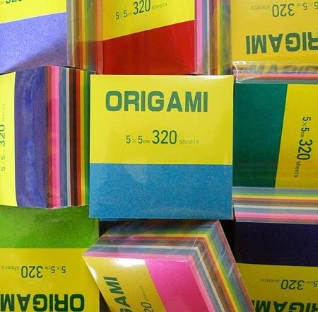 Origami Paper- 320 Solid Color Sheets 2 Inch (5cm) Square