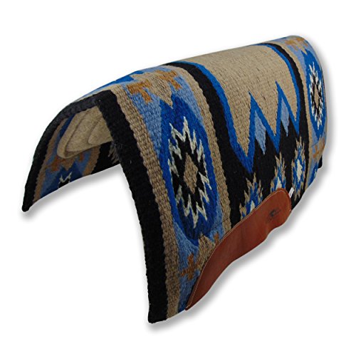 Southwestern Equine Wool Horse Show Blanket Laredo Navajo Saddle Pad 100% New Zealand Wool Top Blanket - Thumbnail 2