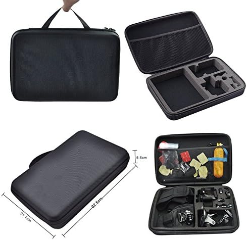 Neomark Black Shockproof Carrying Case L Size for Sony Action Cam