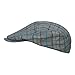 Fashion Plaid Ivy Cap - Brown, Medium