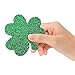 Comken 8 Pack Glitter Shamrock Hanging Garland Decorations - No DIY Needed - St. Patrick's Day Hanging Shamrock Clover Decorations - Lucky Irish Party Supplies Decorations