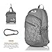 Outlander Packable Handy Lightweight Travel Hiking Backpack Daypack, Grey