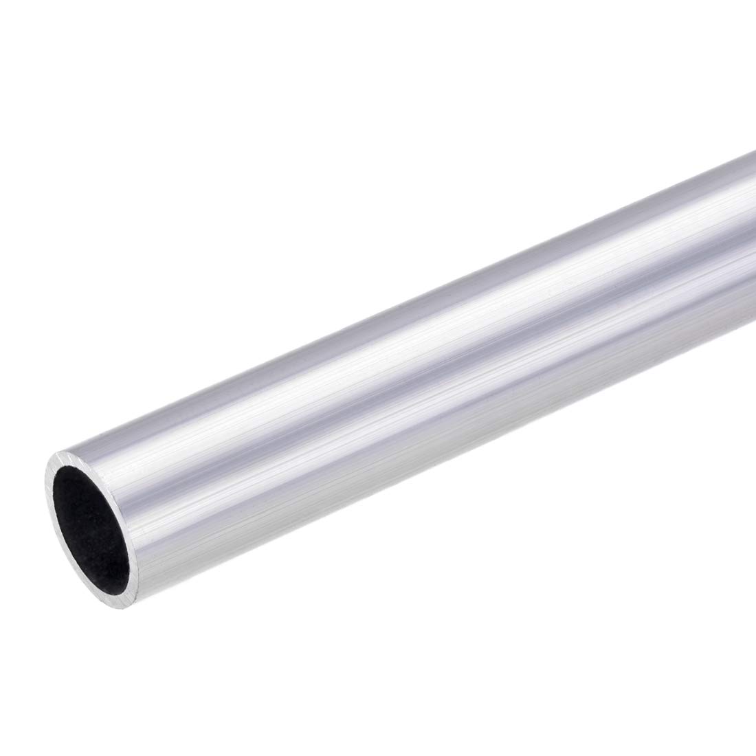 sourcing map 6063 Aluminum Round Tube, 23mm OD 19mm Inner Dia 300mm Length Seamless Straight Tubing