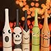 Holiday Gear Halloween Wine Bottle Gift Bags ~ Unique Holiday Wine Decor ~ Set of 5 Halloween Wine Bottle Covers or Carrier