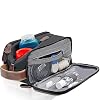 Travel Toiletry Bag – Dopp Kit for Men – Cosmetic Toiletry Bag for Men | Large Portable Bathroom Accessories Kit…