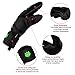 FitsT4 Sports Youth Adult Goalie Goalkeeper Soccer Gloves 3.5+3MM Super Grip Latex Finger Support Performance Glove Level 3.5 Prevent Injuries