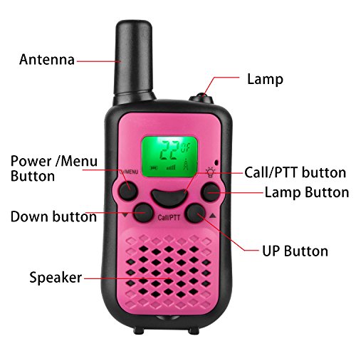 Durable-Kids-Walkie-Talkies-2-Way-Radio-for-Kids-Playing-Games-Outdoor-Activities-Flashlight-Back-lit-LCD-Screen-and-Strengthen-VOX-Free-Your-Hands